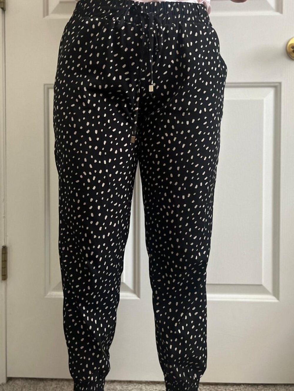 Polka Dot Jogger Pants